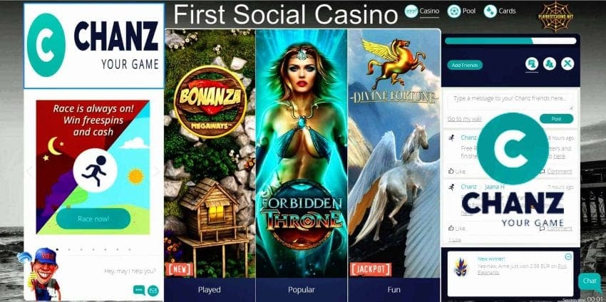 Прочитайте Обзор Европейского Социального Онлайн Казино CHANZ! 46 Chanz Casino can be seen in this image!