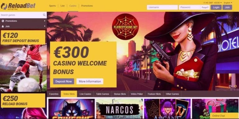 Читайте Полный Обзор Казино ReloadBet со Ставками на Спорт 2023! 35 ReloadBet.com обзор и бонус для playbestcasino.net представлен на данном снимке.