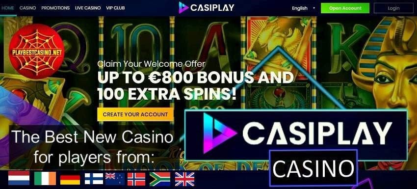 Read the official casino review Casiplay and take the bonus! 12 Casiplay! Probably the best new casino of 2019 can be seen on this photo!