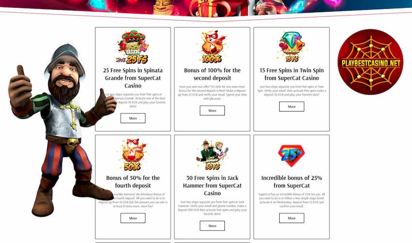Review of the New Casino "Super Cat" with No Deposit Bonus! 12 Super Cat Casino Bonuses.