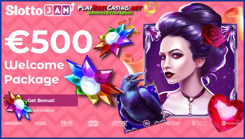 Новое Лучшее Лицензионное Казино SlottoJAM с Бонусом за Депозит! 96 €500 бонус за первый депозит в казино SlottoJam есть на фото!
