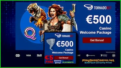 Jaká jsou nejlepší krypto kasina, která si v roce 2023 vybrat a získat bonus? 77 TornadoBet Kasino: Recenze 2020 a bonus 5 € (PLAYBEST5) je na obrázku.