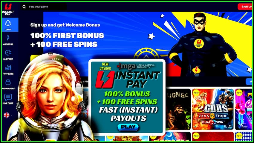 Mokhoa oa ho Fumana Litefiso hanghang ho Casino InstantPay ka 2023? 10 InstantPay Casino (2020): Litefiso tsa hang-hang, Tlhahlobo le Bonus li setšoantšong.