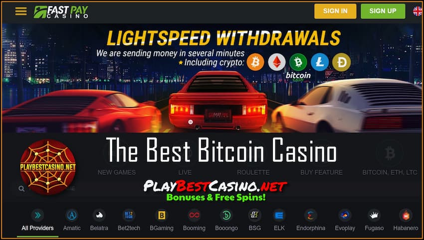 FastPay - Крипто Казино с Моментальными Выплатами есть на фото.