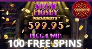 ¿Cómo obtener 100 giros gratis en el casino sin depósito? 84 Gana a lo grande con la tragamonedas Great Pigsby de Relax Gaming, que ofrece 100 giros gratis para nuevos jugadores de casino VAVADA en la foto.