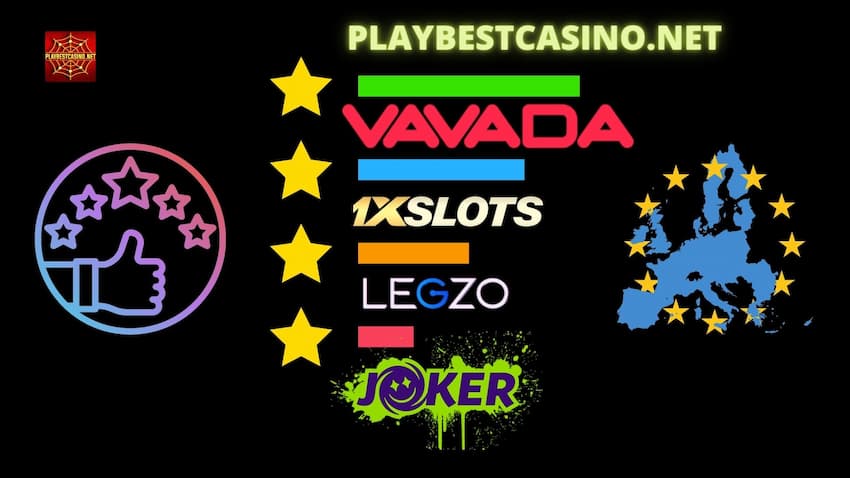 Топ -10 рейтинг 10 -го казино за реальні гроші на сайті playbestcasino.net на фотографії