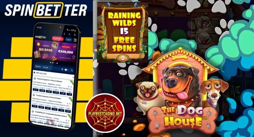 نئون crypto casino SPINBETTER آن لائن راند لاءِ محفوظ ۽ تيز crypto ٽرانزيڪشن پيش ڪري ٿو The Dog House تصوير تي.